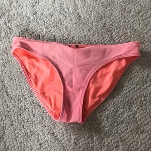 pink aerie bikini bottom